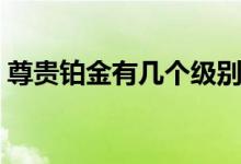 尊貴鉑金有幾個級別（尊貴鉑金有幾個段位）