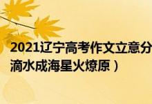 2021遼寧高考作文立意分析（2022遼寧高考作文押題預測：滴水成海星火燎原）