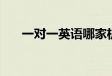 一對一英語哪家機構好（有哪些機構）
