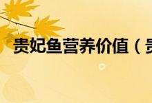 貴妃魚(yú)營(yíng)養(yǎng)價(jià)值（貴妃魚(yú)營(yíng)養(yǎng)價(jià)值有哪些）