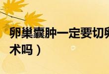 卵巢囊腫一定要切卵巢嗎（卵巢囊腫一定要手術(shù)嗎）