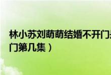 林小蘇劉萌萌結婚不開門是第幾集（電視劇劉萌萌結婚不開門第幾集）