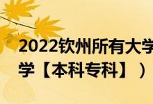 2022欽州所有大學(xué)排名（廣西欽州有哪些大學(xué)【本科?？啤浚?class=