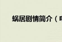 蝸居劇情簡(jiǎn)介（電視劇蝸居劇情簡(jiǎn)介）