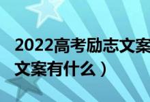 2022高考勵志文案（2022適合在高考前發(fā)的文案有什么）