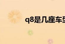 q8是幾座車型（q8是什么證）