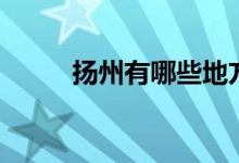 揚州有哪些地方（揚州有哪些鎮(zhèn)）