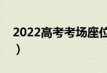 2022高考考場座位分布圖（是按考號排的嗎）
