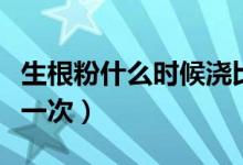 生根粉什么時候澆比較好（生根粉間隔幾天澆一次）