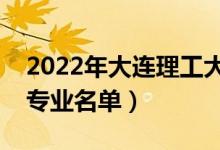 2022年大連理工大學有哪些專業(yè)（國家特色專業(yè)名單）