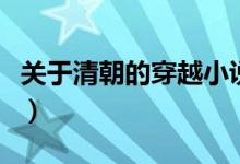 關(guān)于清朝的穿越小說（關(guān)于清朝的穿越的小說）