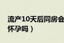 流產(chǎn)10天后同房會懷孕嗎（流產(chǎn)10天同房會懷孕嗎）