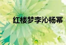 紅樓夢李沁楊冪（紅樓夢李沁演的誰）