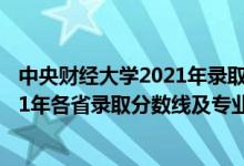 中央財經(jīng)大學(xué)2021年錄取分數(shù)線是多少（中央財經(jīng)大學(xué)2021年各省錄取分數(shù)線及專業(yè)分數(shù)線）