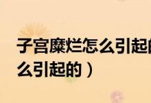 子宮糜爛怎么引起的2度嚴重嗎（子宮糜爛怎么引起的）