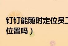 釘釘能隨時(shí)定位員工嗎（釘釘能隨時(shí)定位員工位置嗎）