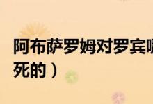 阿布薩羅姆對(duì)羅賓哪一集（阿布薩羅姆哪一集死的）