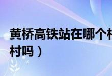 黃橋高鐵站在哪個(gè)村（黃橋高鐵站會設(shè)在西洋村嗎）