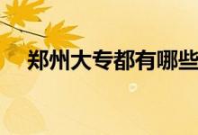 鄭州大專都有哪些學校（哪個排名最好）