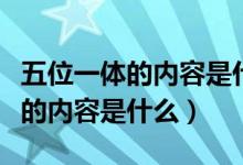 五位一體的內(nèi)容是什么時候提出的（五位一體的內(nèi)容是什么）