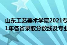 山東工藝美術(shù)學(xué)院2021專科分?jǐn)?shù)線（山東工藝美術(shù)學(xué)院2021年各省錄取分?jǐn)?shù)線及專業(yè)分?jǐn)?shù)線）