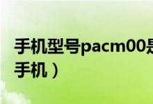手機(jī)型號(hào)pacm00是什么手機(jī)（pacm00什么手機(jī)）