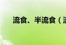 流食、半流食（流食及半流食是什么）