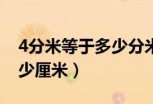 4分米等于多少分米（20厘米加4分米等于多少厘米）