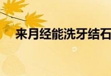 來月經能洗牙結石嗎（來月經能洗頭嗎）