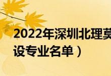 2022年深圳北理莫斯科大學有哪些專業(yè)（開設專業(yè)名單）