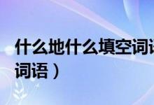 什么地什么填空詞語100個（什么地什么填空詞語）