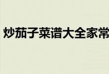 炒茄子菜譜大全家常做法（茄子炒飯怎么做）