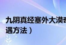 九陰真經(jīng)塞外大漠奇遇無(wú)根門(mén)地點(diǎn)（無(wú)根門(mén)奇遇方法）