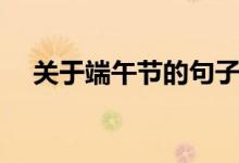 關于端午節(jié)的句子（有關端午句子盤點）