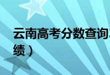 云南高考分?jǐn)?shù)查詢2022具體時(shí)間（幾號(hào)查成績(jī)）