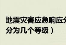 地震災(zāi)害應(yīng)急響應(yīng)分為多少個等級（地震一共分為幾個等級）