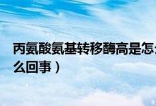 丙氨酸氨基轉(zhuǎn)移酶高是怎么回事（丙氨酸氨基轉(zhuǎn)移酶高是怎么回事）