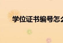 學(xué)位證書(shū)編號(hào)怎么查詢(xún)（有什么方法）