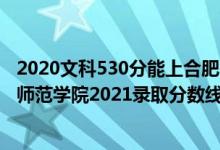 2020文科530分能上合肥師范學(xué)院嗎（高考多少分能上合肥師范學(xué)院2021錄取分?jǐn)?shù)線是多少）