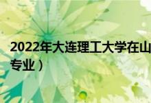 2022年大連理工大學在山東招生計劃及招生人數(shù)（都招什么專業(yè)）