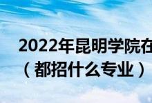 2022年昆明學院在湖北招生計劃及招生人數(shù)（都招什么專業(yè)）