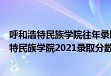 呼和浩特民族學院往年錄取分數線（高考多少分能上呼和浩特民族學院2021錄取分數線是多少）