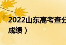 2022山東高考查分時(shí)間及入口（什么時(shí)候出成績）