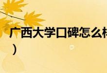 廣西大學(xué)口碑怎么樣好就業(yè)嗎（全國排名第幾）