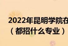 2022年昆明學院在廣東招生計劃及招生人數(shù)（都招什么專業(yè)）