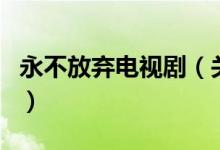 永不放棄電視?。P于永不放棄電視劇的介紹）