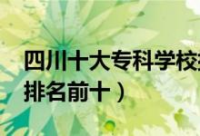 四川十大?？茖W校排名2022（高職高專院校排名前十）