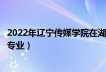 2022年遼寧傳媒學(xué)院在湖南招生計(jì)劃及招生人數(shù)（都招什么專業(yè)）