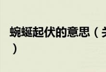 蜿蜒起伏的意思（關(guān)于蜿蜒起伏的意思的介紹）