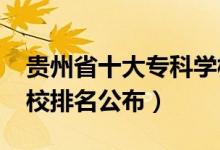 貴州省十大專科學校（2022貴州十大?？茖W校排名公布）